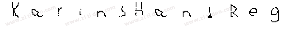 KarinsHand Regular字体转换